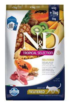 N&D TROPICAL SELECTION CAT Lamb Neutered 1,5kg