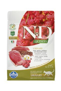 N&D Quinoa CAT Urinary Duck & Cranberry 50g - VZOREK