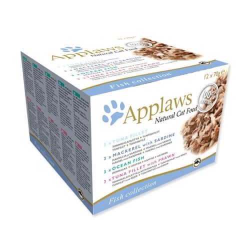 Konzervy APPLAWS Cat Fish Selection multipack 12 x 70 g