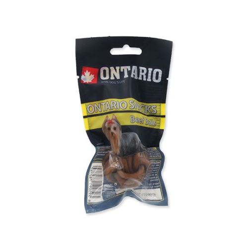 Snack ONTARIO Dog Rawhide Ball 3,75 cm