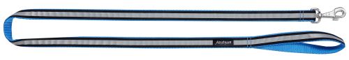 Vodítko pro psa nylonové reflexní - modré - 2,5 x 150 cm