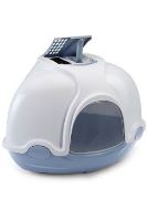 Wc kočka kryté rohové s filtrem Šedá IMAC 1ks (1)