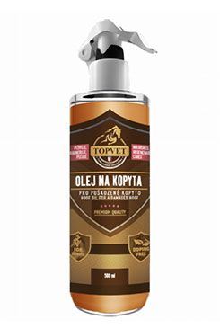 TOPVET Olej na kopyta - pro poškozené kopyto 500ml