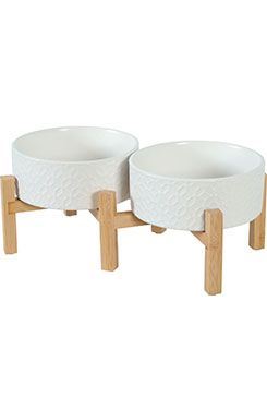 Miska keramická KERAMO DUO 1,4l bílá Zolux