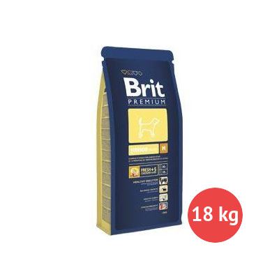 Brit Premium Junior M 15 kg + 3 kg ZDARMA