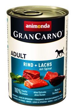 Animonda Gran Carno Adult Konzerva - losos & špenát  pro psy