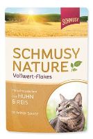 Schmusy Cat Nature Flakes kapsa králík+rýže+šťáv 100g