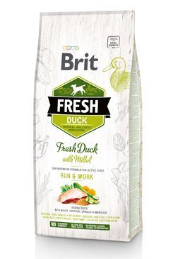 Brit Fresh Duck with Millet Active Run & Work 2,5 kg