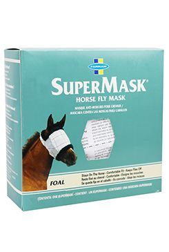 FARNAM Supermask II bez uší vel. FOAL/PONNY šedozelená