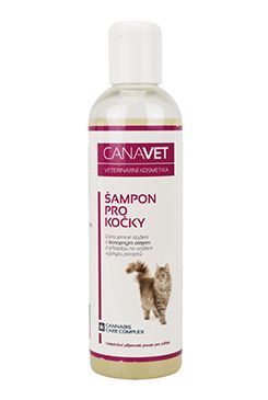 Šampon pro kočky CANAVET s antipar. přísadou 250ml