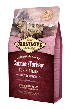 CARNILOVE Salmon and Turkey Kittens Healthy Growth 2 kg