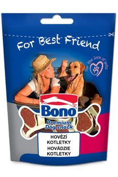 Bono pochoutka pes Hovězí kotletky 100g