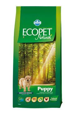 Ecopet Natural Puppy Mini 12kg+2kg ZDARMA