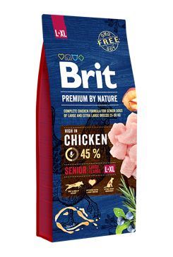 Brit Premium by Nature Dog Senior L+XL 15 kg
