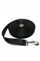 Vodítko DINOFASHION popruh stopovací černé 10m/2,5cm (3)