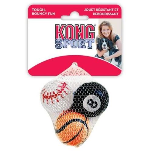 Kong Air Dog Tenis pískací míč s dalekým odskokem - velikost S, 3 ks