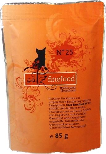 Catz Finefood No.25 Kapsička - kuře & tuňák pro kočky 85 g