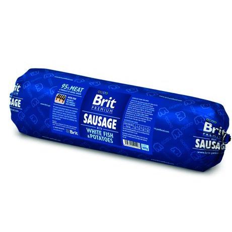 Brit Premium Sausage with White Fish & Potatoes 800 g