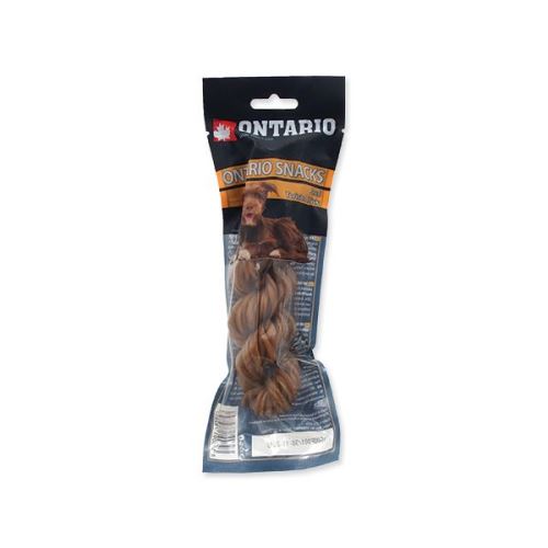 Snack ONTARIO Dog Rawhide Twisted Stick 15 cm