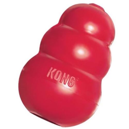 Kong Classic gumová plnitelná interaktivní hračka pro psy červená
