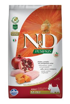 N&D GF Pumpkin DOG Adult Mini Chicken & Pomegranate 800 g