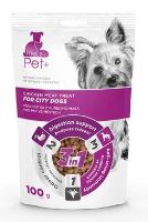 Pochoutka Pet+ 3v1 pes FOR CITY DOGS kuřecí 100g