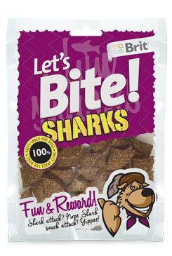 Brit pochoutka Let's Bite Sharks 150g NEW