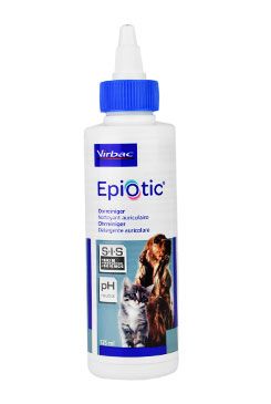 Virbac Epiotic Přípravek pro čištění uší pro psy a kočky 125 ml