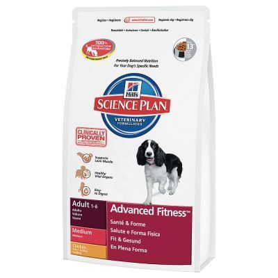 HILL`S SP Canine Adult Advanced Fitness Medium Chicken 12 kg