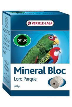 Minerální blok VERSELE-LAGA Loro Parque  lisovaný grit s korály velké papoušky 400g