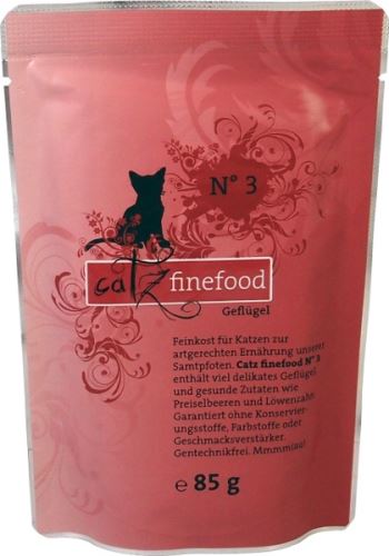 Catz Finefood No.3 Kapsička - drůbež pro kočky 85 g