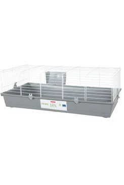 Klec morče PRIMO 100cm bílá/šedá s výbavou Zolux