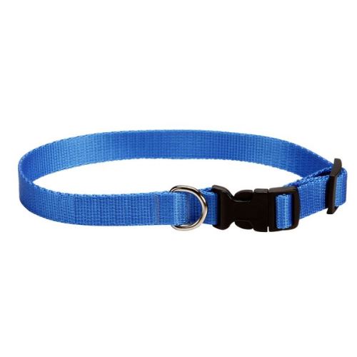 Obojek pro psa nylonový - modrý - 1,5 x 25 - 40 cm