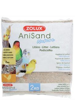 Zolux Písek s mušlemi do ptačích klecí AniSand Nature 2kg