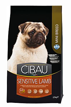 CIBAU Granule Dog Adult Sensitive Lamb&Rice Mini 2,5kg