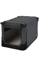 Maelson Soft Kennel Nylonová přepravka černo-antracitová - velikost XXL, 105x72x81 cm