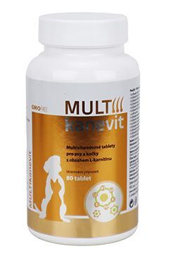 MULTIcanevit tablety pro psy a kočky 80 tbl