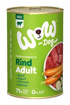 WOW konzerva Hovězí s karotkou Adult 400g