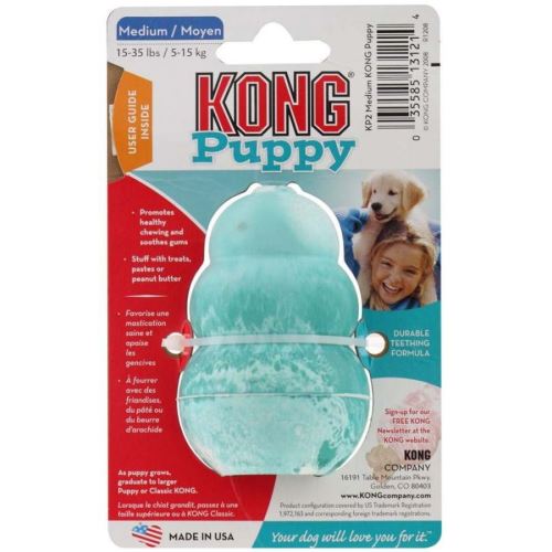 Kong Puppy Classic Gumová plnitelná hračka pro štěňata
