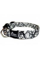 Obojek DINOFASHION Black and White 55/3cm