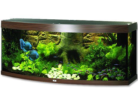 Juwel Vision 450 akvárium set tmavě hnědý 151x61x64 cm, objem 450 l