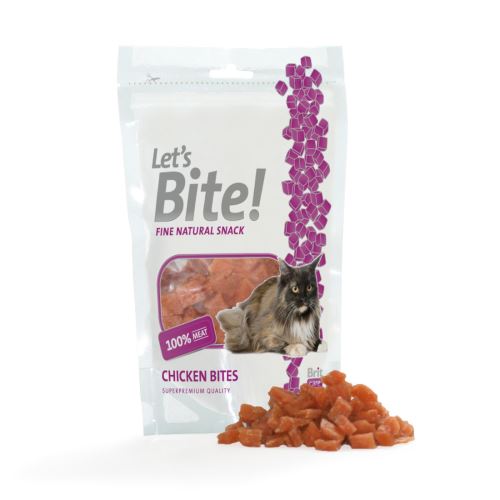 Brit Care Cat Let´s Bite! Chicken Bites 80 g