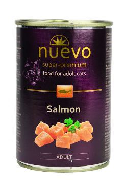Nuevo Adult Salmon - konzerva losos pro dospělé kočky 400 g