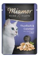 Miamor Filet Kapsička - tuňák & kalamáry pro dospělé kočky 100 g