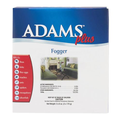 Farnam Adams Plus Fogger Antiparazitní aerosol na prostředí 90 ml, 3 ks