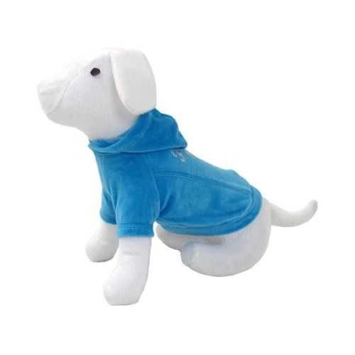 Triko DOG FANTASY s kapucí modré