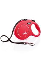 Vodítko FLEXI Classic NEW L pásek 8m/50kg červená