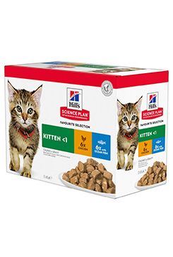 Hill's Fel. kapsa Kitten Chicken&Ocean fish(12x85g)