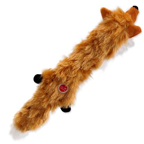 Hračka DOG FANTASY Skinneeez eXtreme liška 35 cm