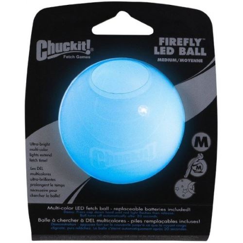Chuckit! Firefly led míček svítící - velikost M, 6,5 cm